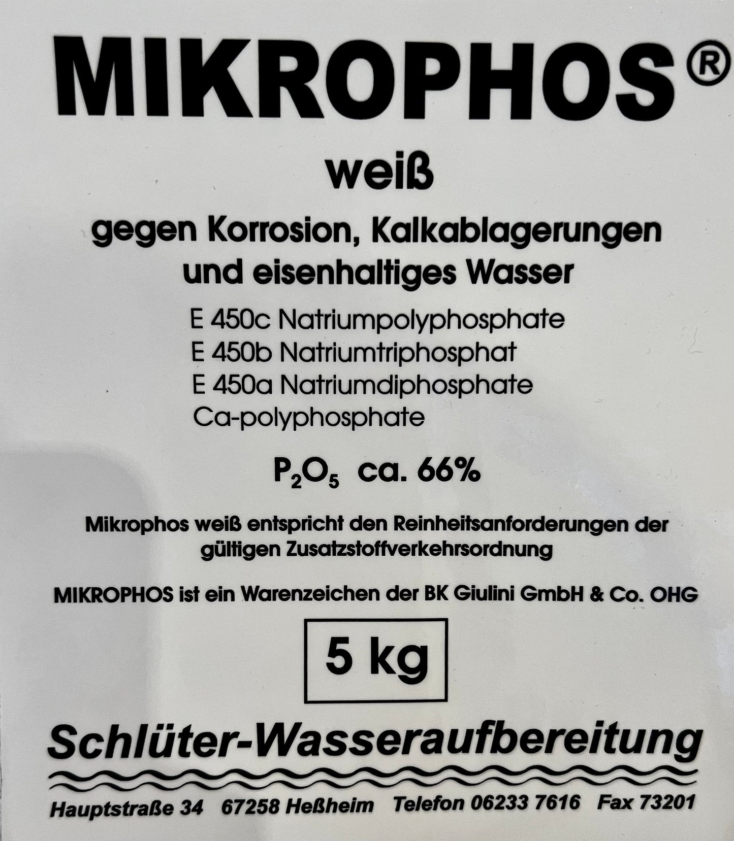 Mikrophos weiß
